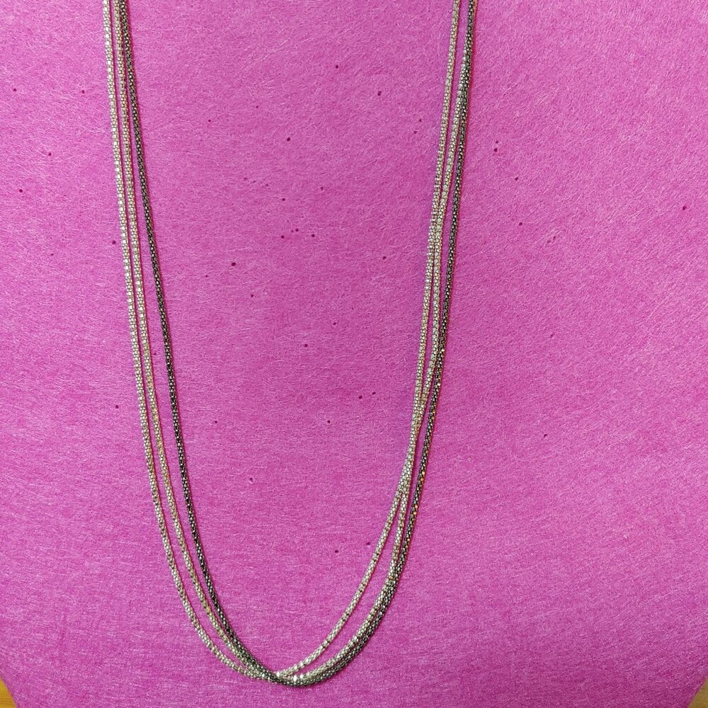 Silpada 3 strand 20inch necklace